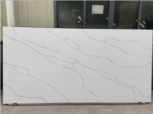 Cheap unique calacatta quartz stone slab